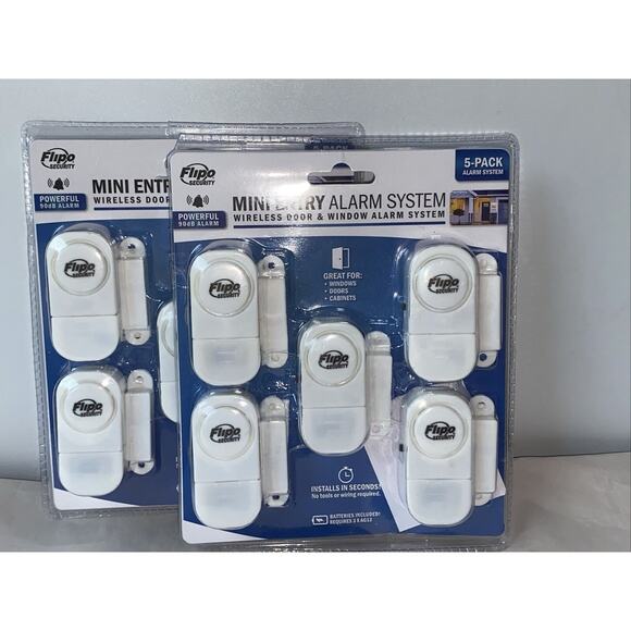 Flipo Security Mini Entry Alarm System Wireless Door & Window 2 Packs Of 5 - Picture 7 of 7